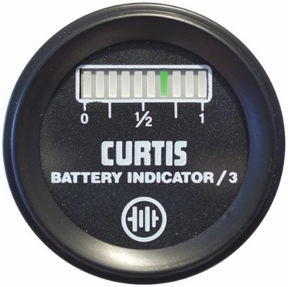 Curtis Battery Gauge 12-48 Volt resmi