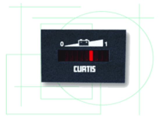 Curtis Battery Gauge 12-48 Volt resmi