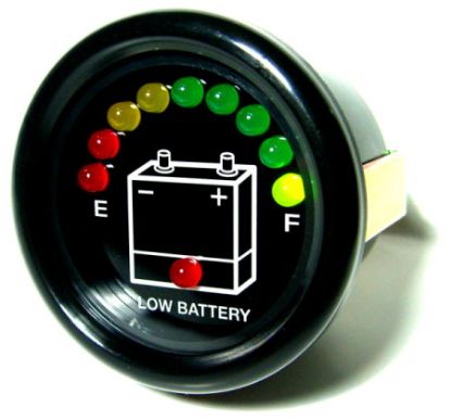 Picture of Battery Discharge Indicator LED 12-48 Volt