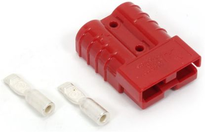 Battery Connector 50 Amp Red resmi