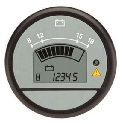 LCD Digital Hour Meter and Battery Meter 12V dc resmi