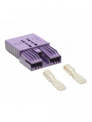 Battery Connector 320 Amp - Purple resmi